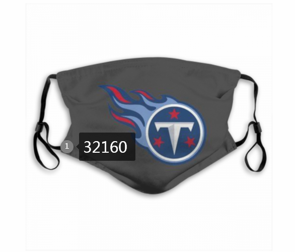 NFL 2020 Tennessee Titans #9 Dust mask with filter->nfl dust mask->Sports Accessory